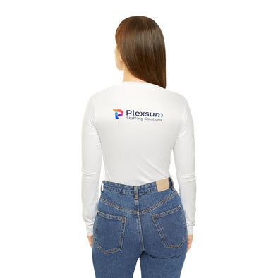 Plexsum Women's Long Sleeve V-neck Shirt (AOP)