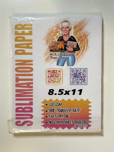 Mr's B's 8.5"x 11" Sublimation Paper