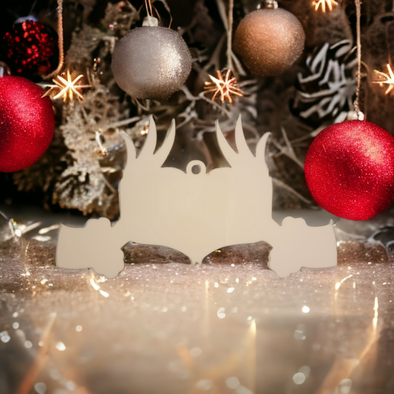 Laser Cut Single Sided Christmas Ornaments